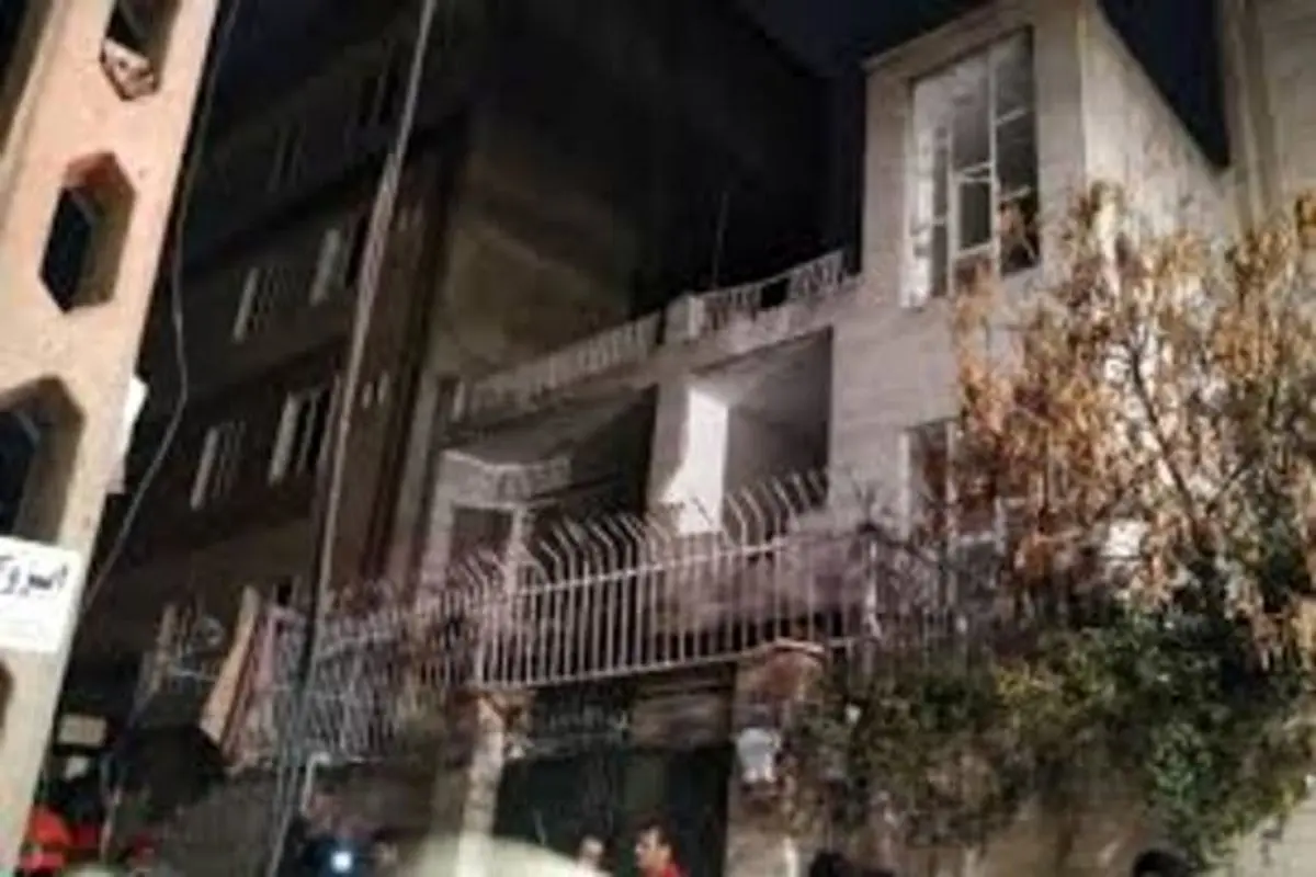 انفجار کپسول گاز در نارمک تهران+فیلم