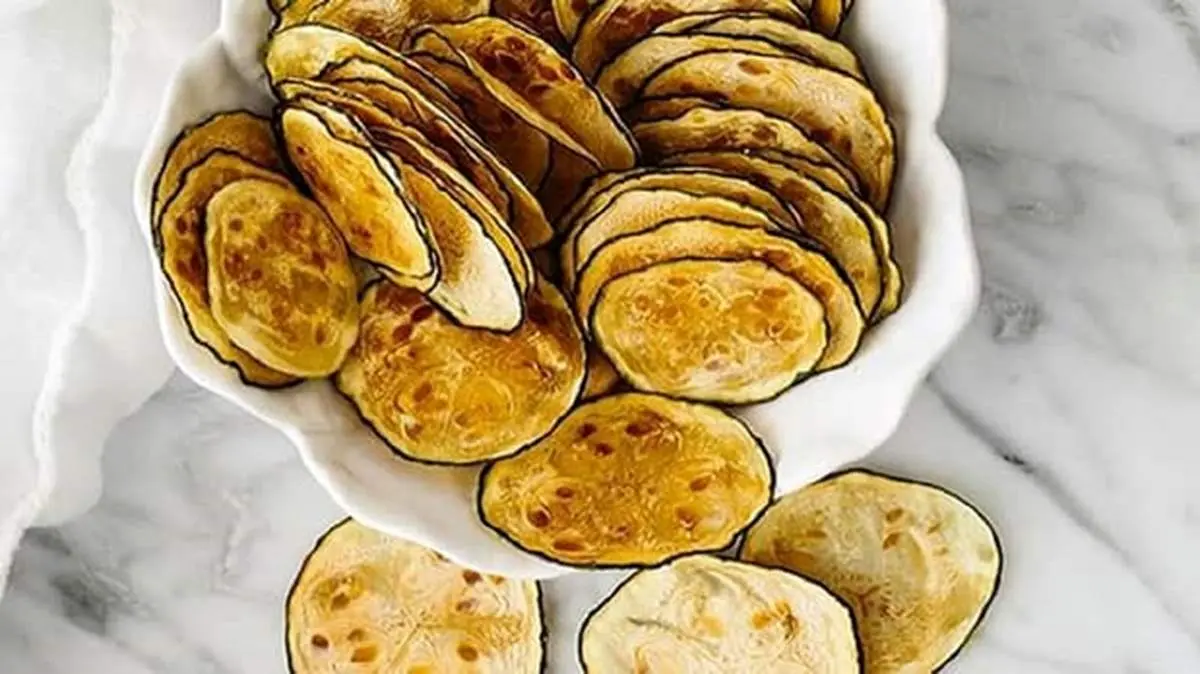 طرز تهیه چیپس کدو سبز