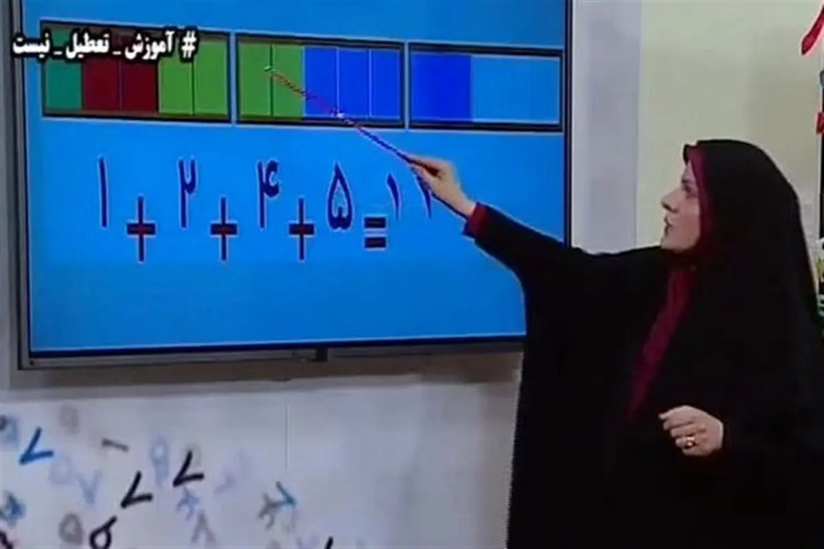 جدول زمانی مدرسه تلویزیونی دوشنبه ۱۳ بهمن
