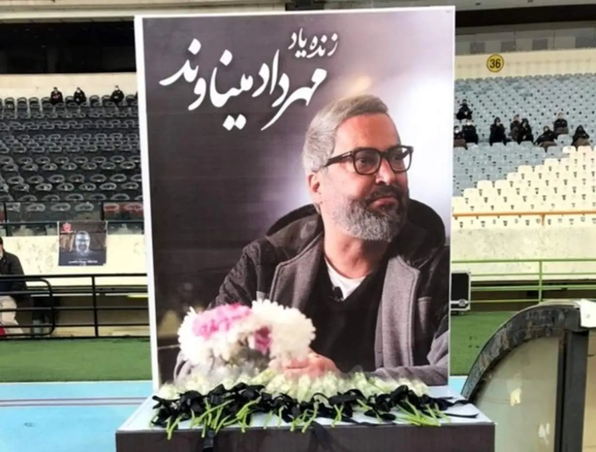 سنگ مزار مرحوم میناوند در حال آماده سازی + فیلم