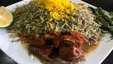 طرز تهیه سبزی پلو سمنانی متفاوت