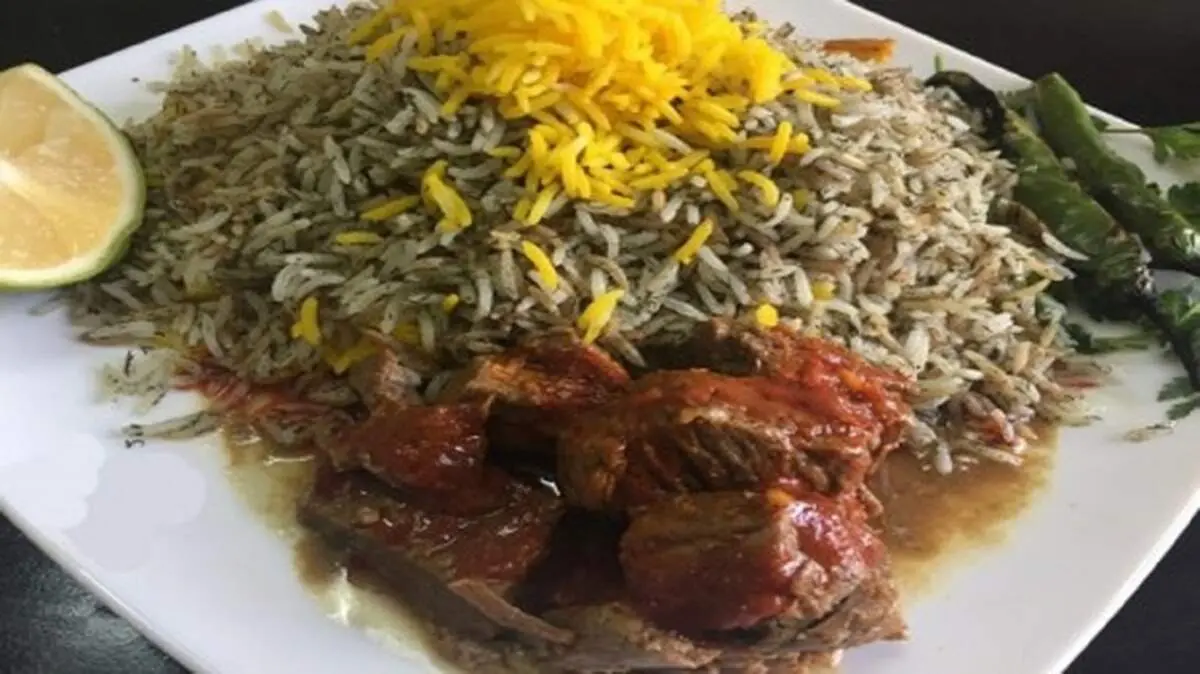 طرز تهیه سبزی پلو سمنانی متفاوت