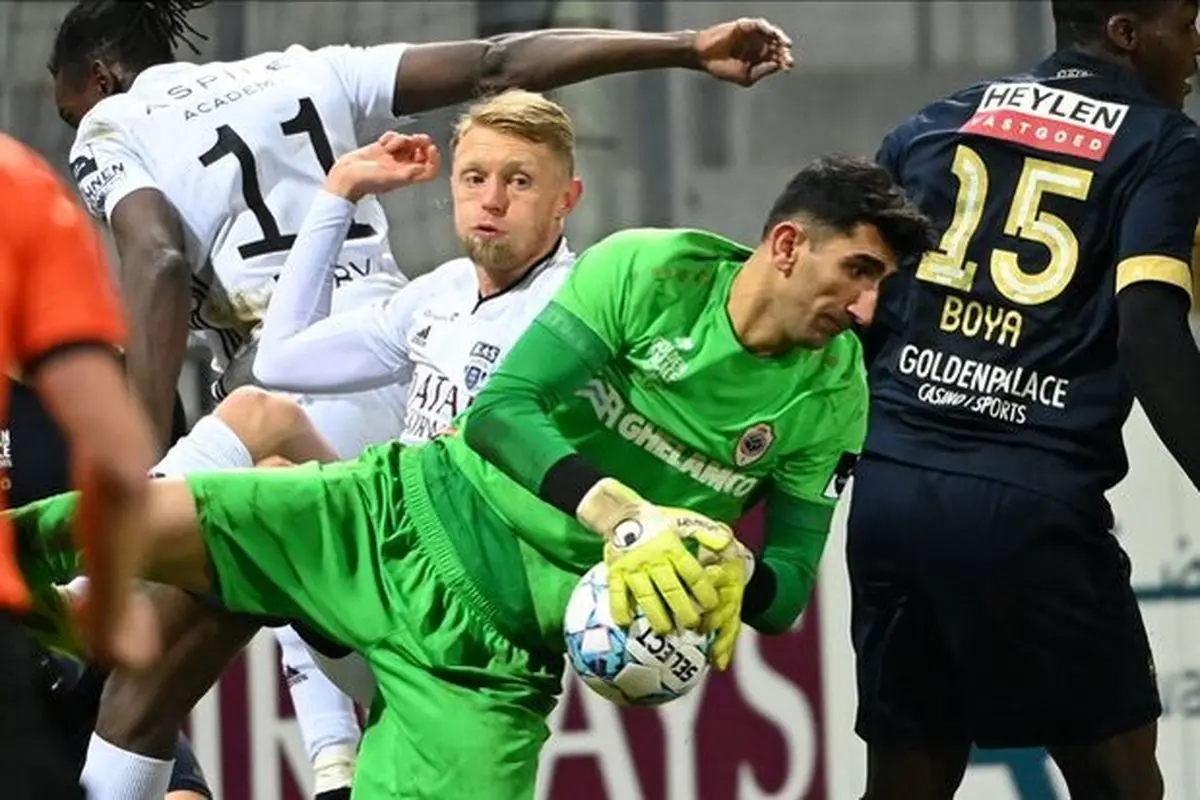 بیرانوند برنده عنوان بهترین «سیو» هفته در لیگ بلژیک