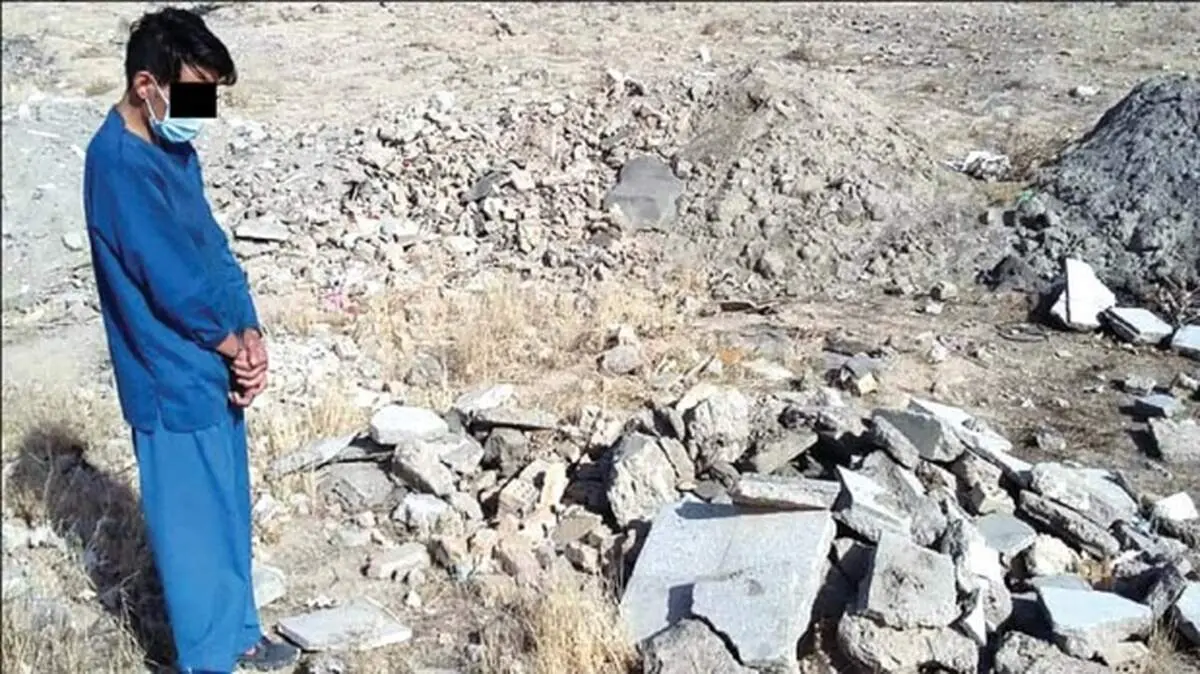 سوزاندن جسد مثله شده در بیابان!