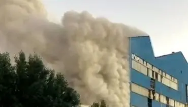 آتش سوزی در کارخانه نیشکر هفت تپه مهار شد+ فیلم