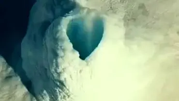 آتشفشان برفی در قزاقستان + فیلم