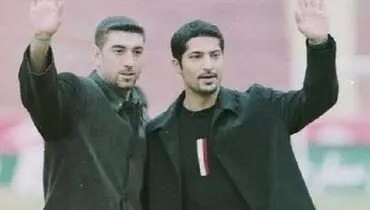 رونمایی از پیراهن تیم منتخب سرخابی به یاد مهرداد میناوند و علی انصاریان+عکس