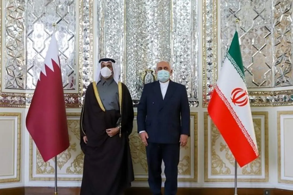 گزارش توییتری وزیر خارجه قطر از سفر به ایران