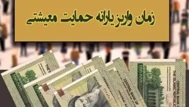 زمان واریز یارانه کمک معیشتی کرونا اعلام شد