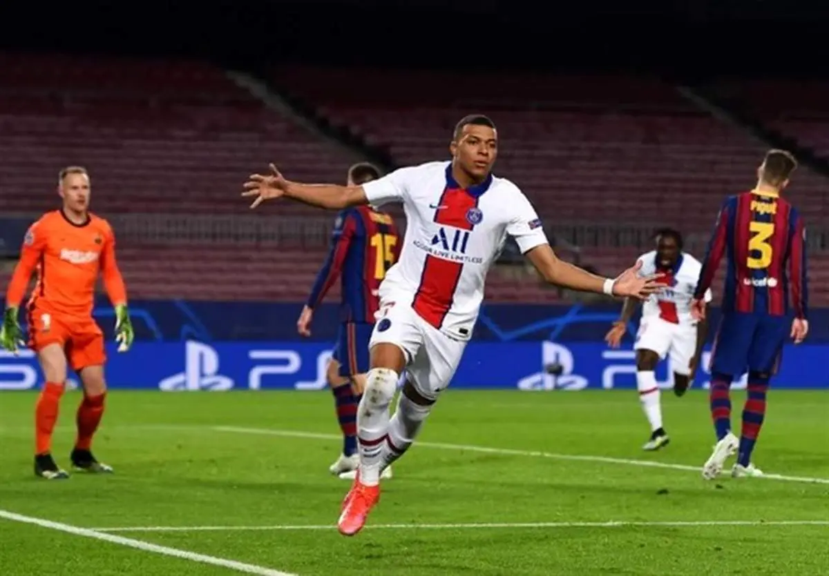 لیگ قهرمانان اروپا| PSG‌ با هت‌‌تریک امباپه انتقام «کامبَک» را از بارسلونا گرفت/ خیز لیورپول برای صعود از آلمان