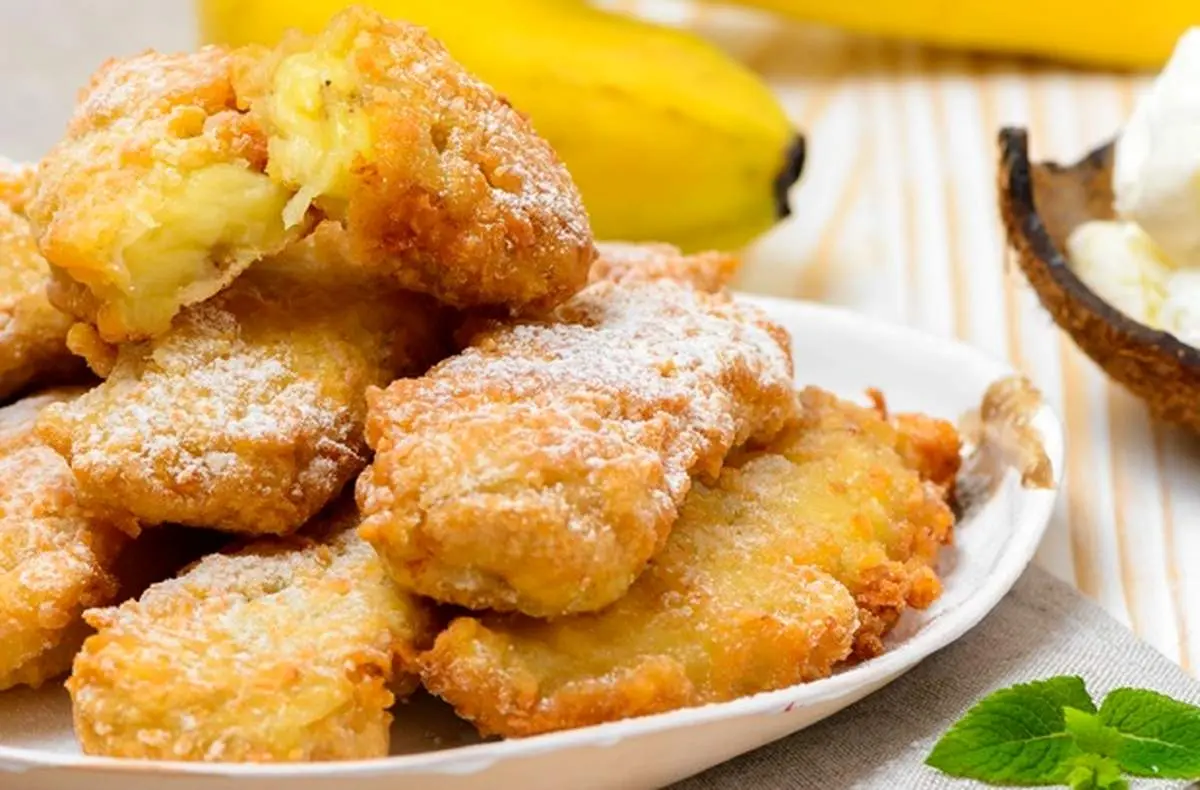 طرز تهیه موز سرخ شده، اسنک متفاوت