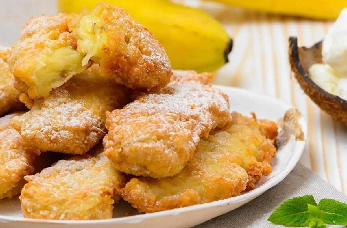 طرز تهیه موز سرخ شده، اسنک متفاوت