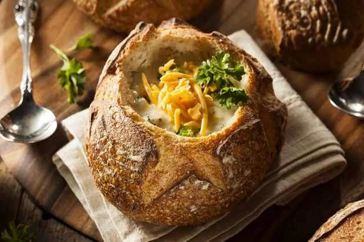 طرز تهیه نان کاسه ای مخصوص سوپ، پیشنهاد جذاب و عالی