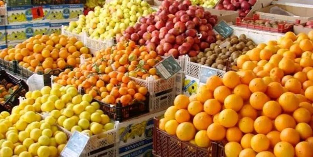 قیمت انواع میوه و تره بار در ۹ اسفند ۹۹ + جدول