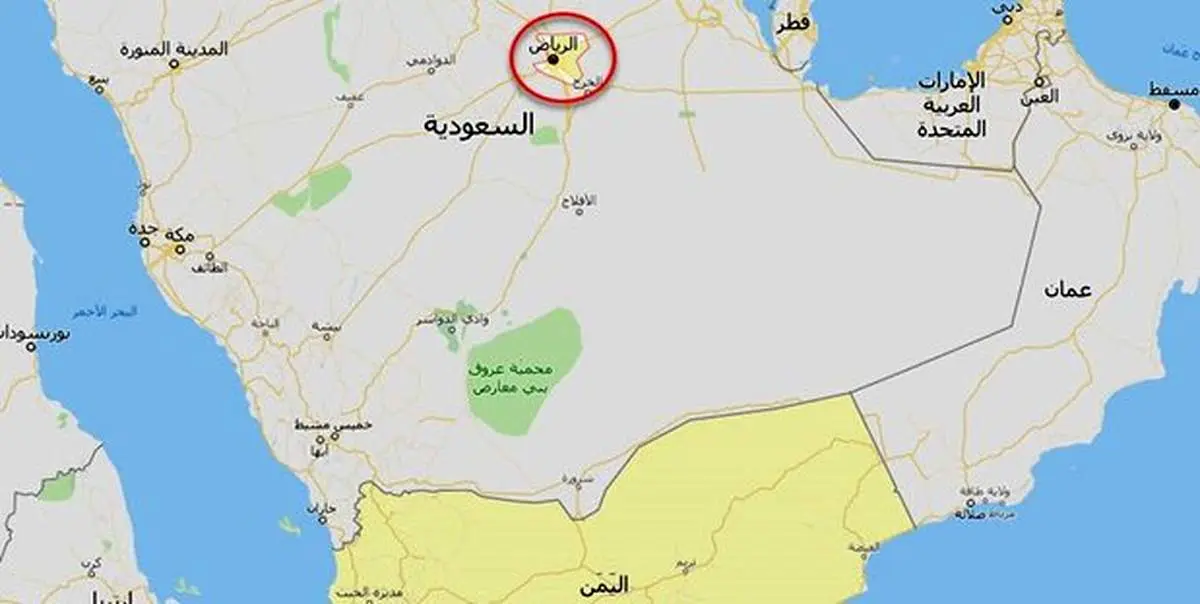 ائتلاف سعودی از حمله موشکی به شهر ریاض خبر داد+ فیلم