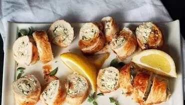 طرز تهیه رولت مرغ و قارچ مخصوص