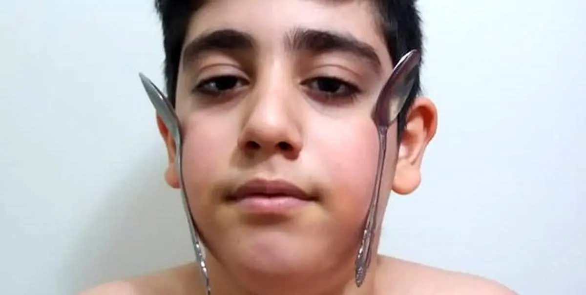 این پسر اصفهانی اجسام آهنی را به خود جذب می‌کند+فیلم و عکس