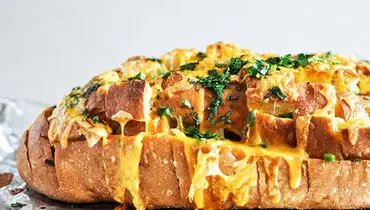طرز تهیه نان ژامبون و پنیر + فیلم