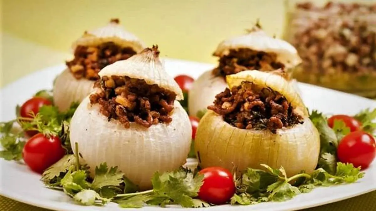 طرز تهیه دلمه پیاز متفاوت و خوشمزه