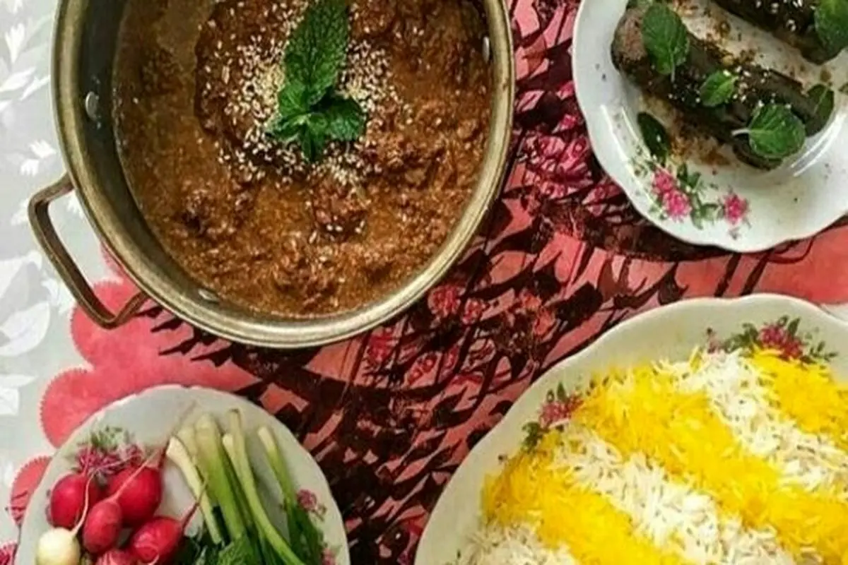 طرز تهیه خورش کنجد بسیار مقوی و خوشمزه