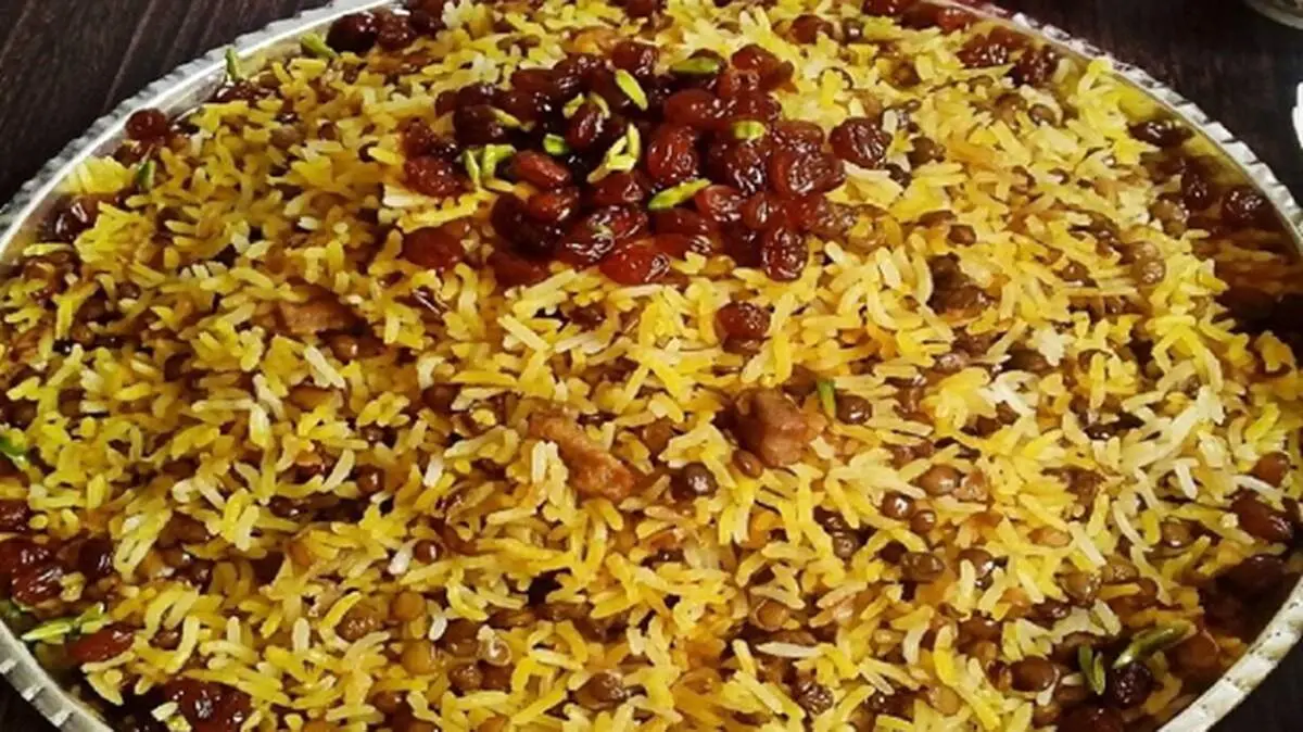 طرز تهیه عدس پلو مخلوط پرطرفدار