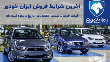 جزییاتی از ظرفیت طرح فروش فوری ایران خودرو  +جدول