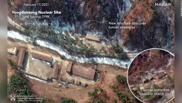 تازه‌ترین تصاویر ماهواره‌ای از برنامه هسته‌ای کره شمالی