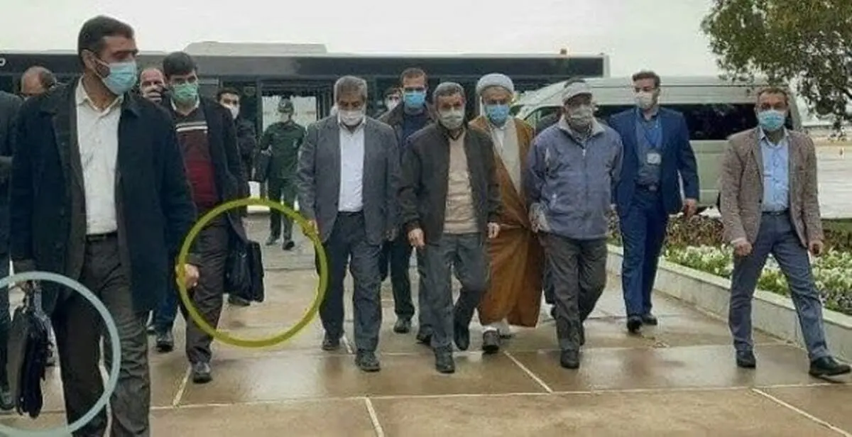 تصویری خاص از سفر احمدی‌نژاد به سی‌سخت