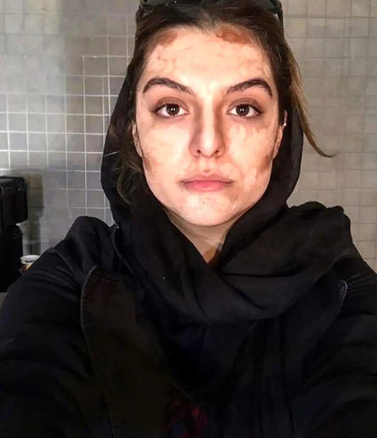 گریم نصفه و نیمه دنیا مدنی  + عکس