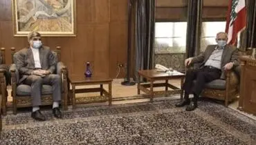 دیدار سفیر ایران با رئیس پارلمان لبنان