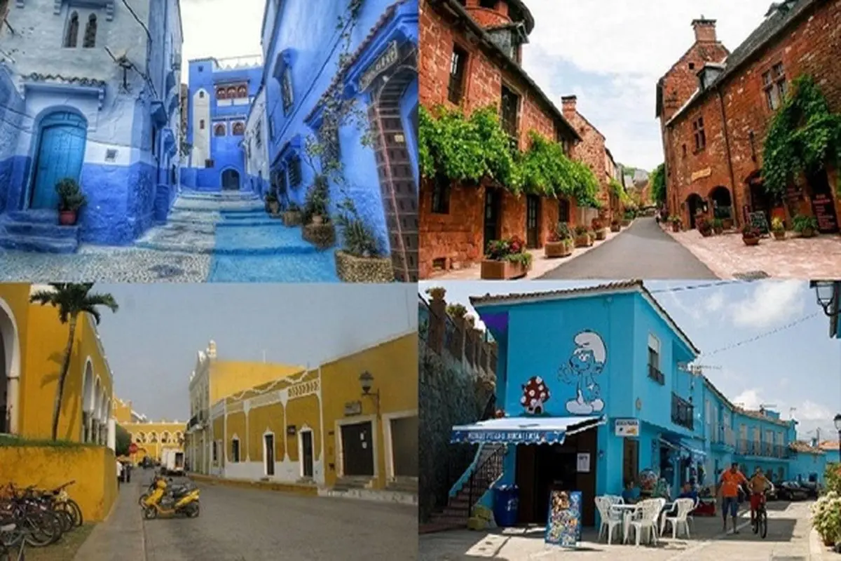 مشهورترین شهر‌های تک رنگ در جهان + تصاویر