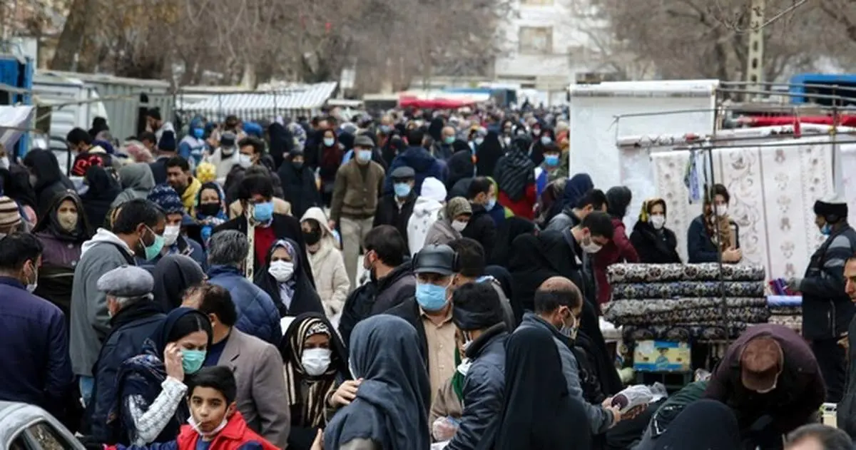 گشت و گذار کرونا در جمعه بازار همدان