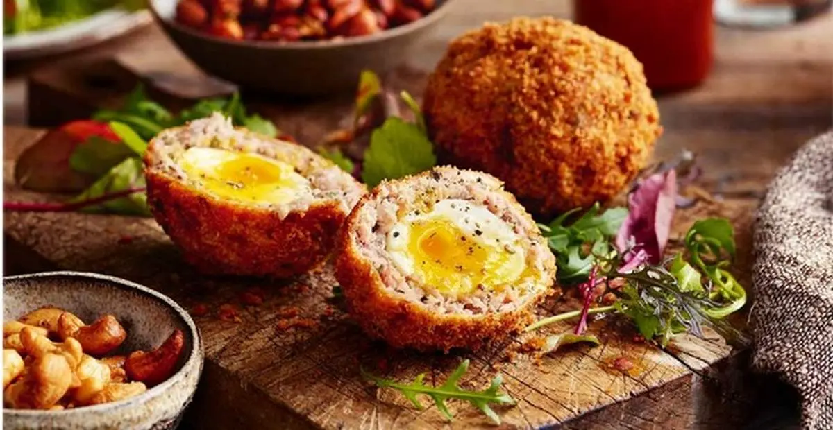 طرز تهیه تخم مرغ اسکاتلندی مقوی و خوشمزه