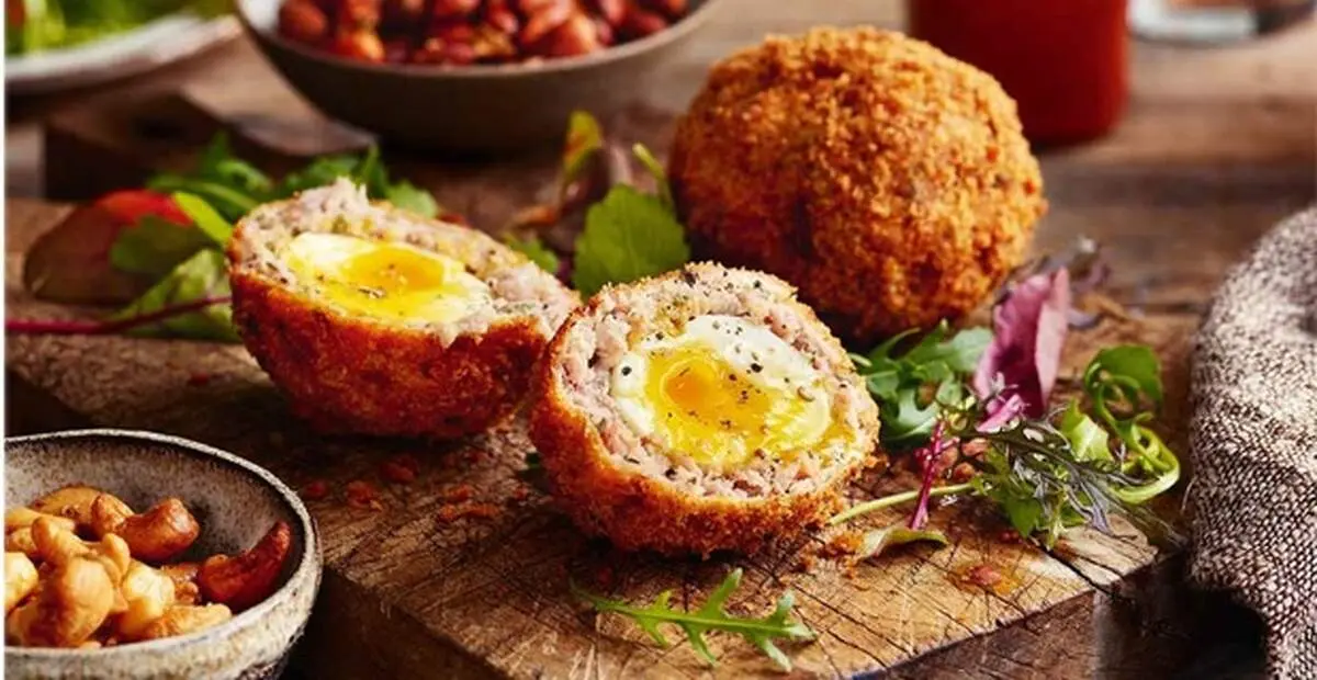 طرز تهیه تخم مرغ اسکاتلندی مقوی و خوشمزه