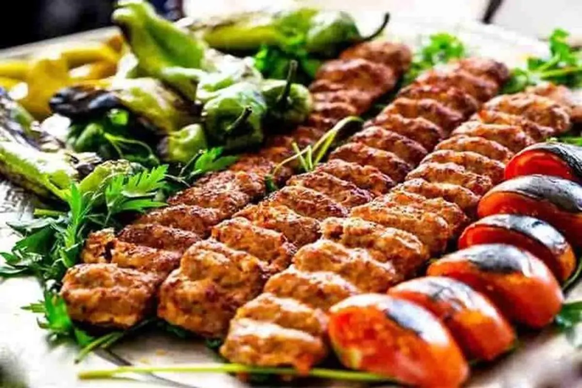 طرز تهیه کباب مخصوص خلیج فارس با سبزیجات