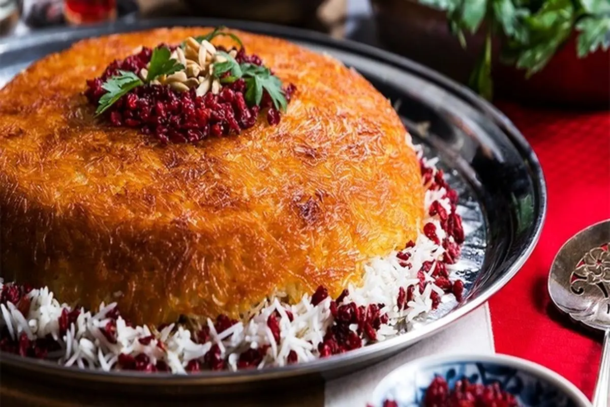 طرز تهیه ته چین گوشت و بادمجان خوشمزه و مجلسی