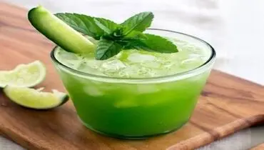 طرز تهیه شربت نعنا با خیار
