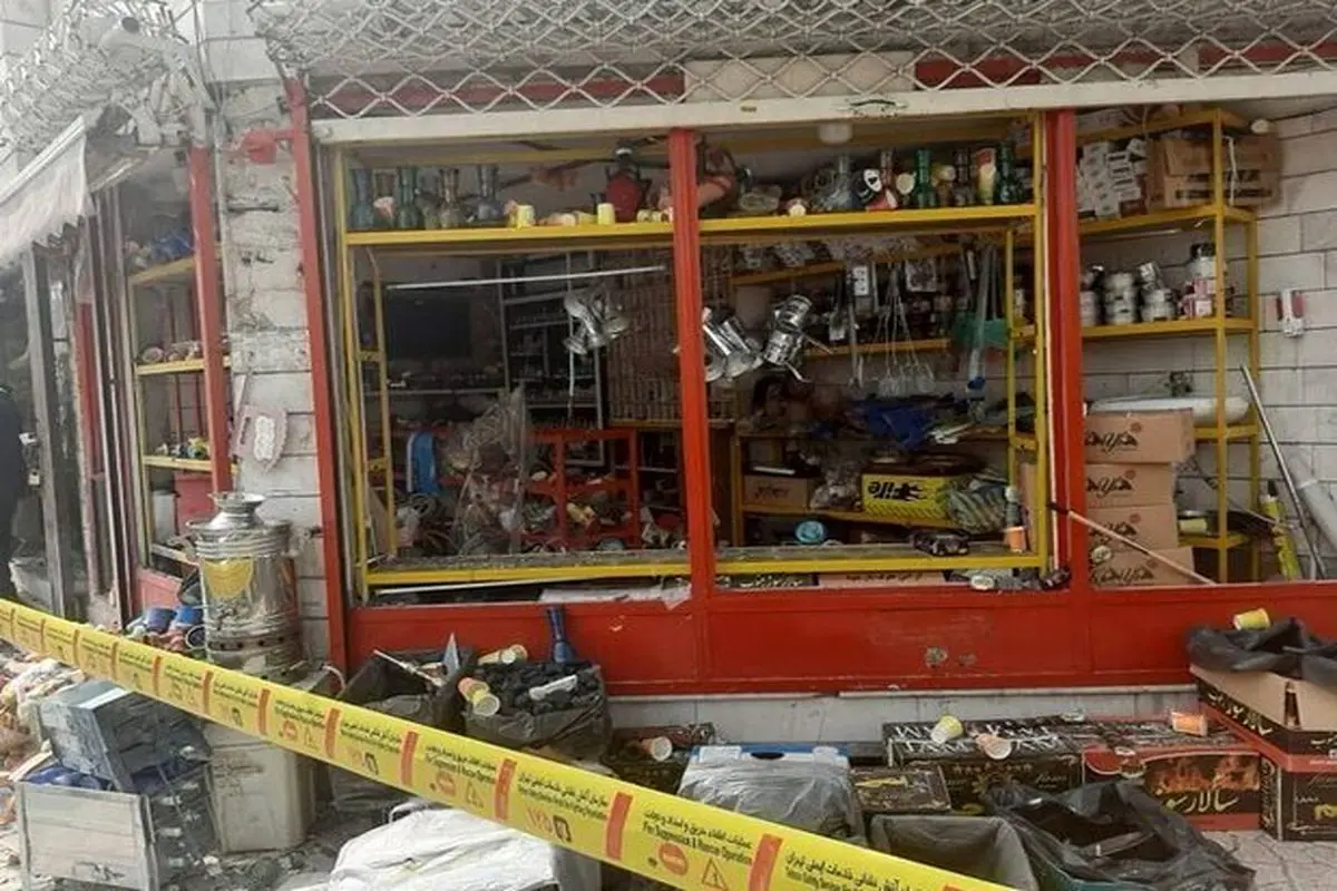 انفجار نارنجک دست‌ساز در مغازه‌ای در شرق پایتخت+عکس