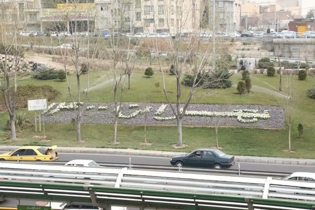 احداث بیش از چهار هزار متر مربع فرش گل در منطقه 13