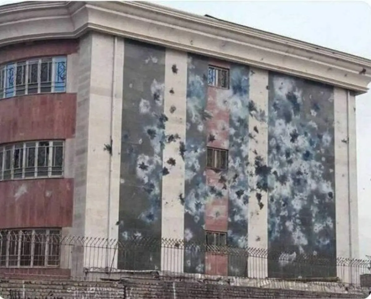 تصویری دردناک از یک دبیرستان در شهرک غرب مشهد پس از چهارشنبه سوری