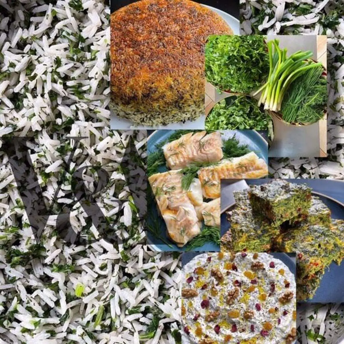 سبزی‌پلو نوروز در موزه ویکتوریا و آلبرتِ لندن+ عکس