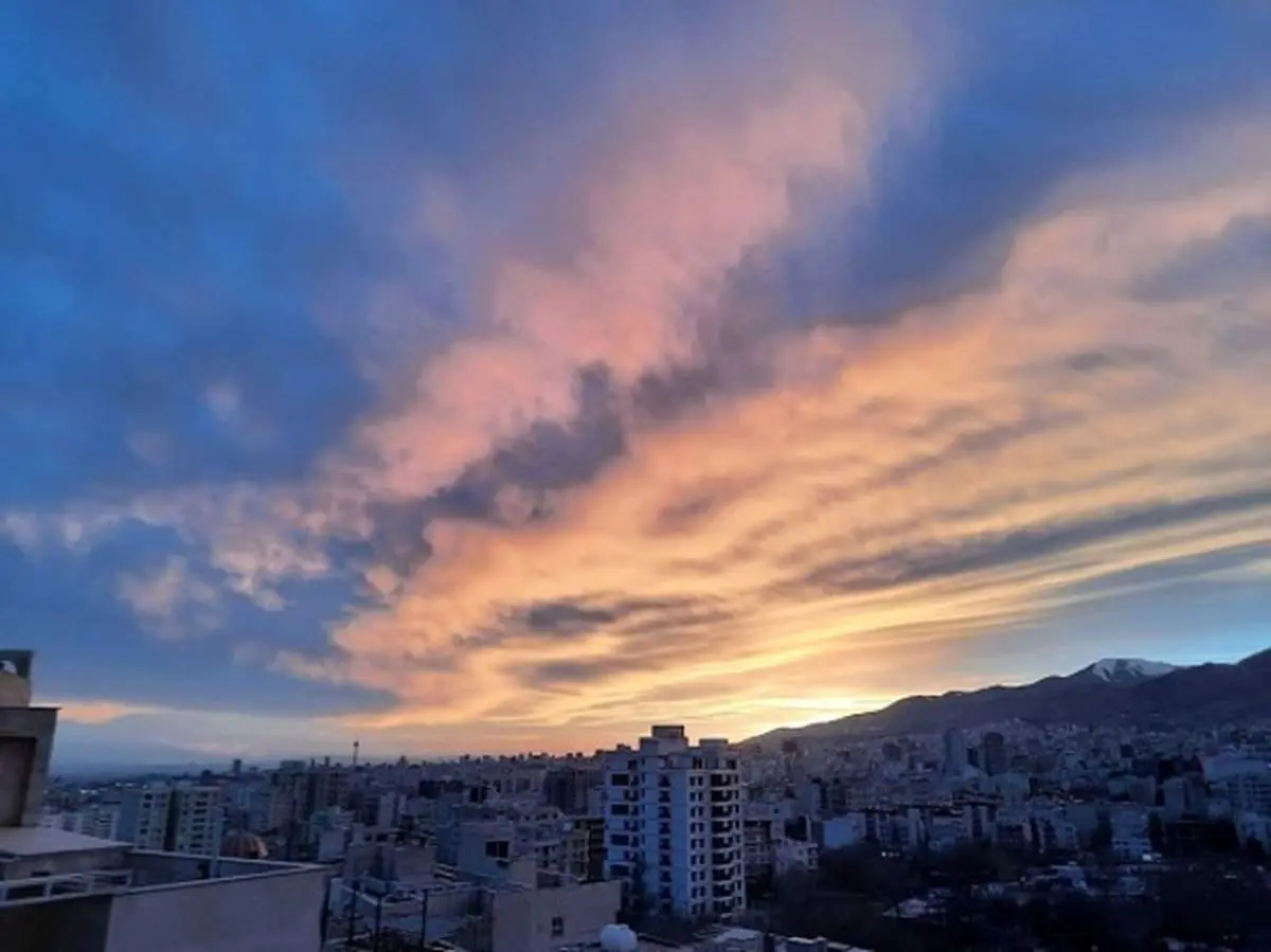 آخرین غروب سال ۱۳۹۹ در تهران+ عکس