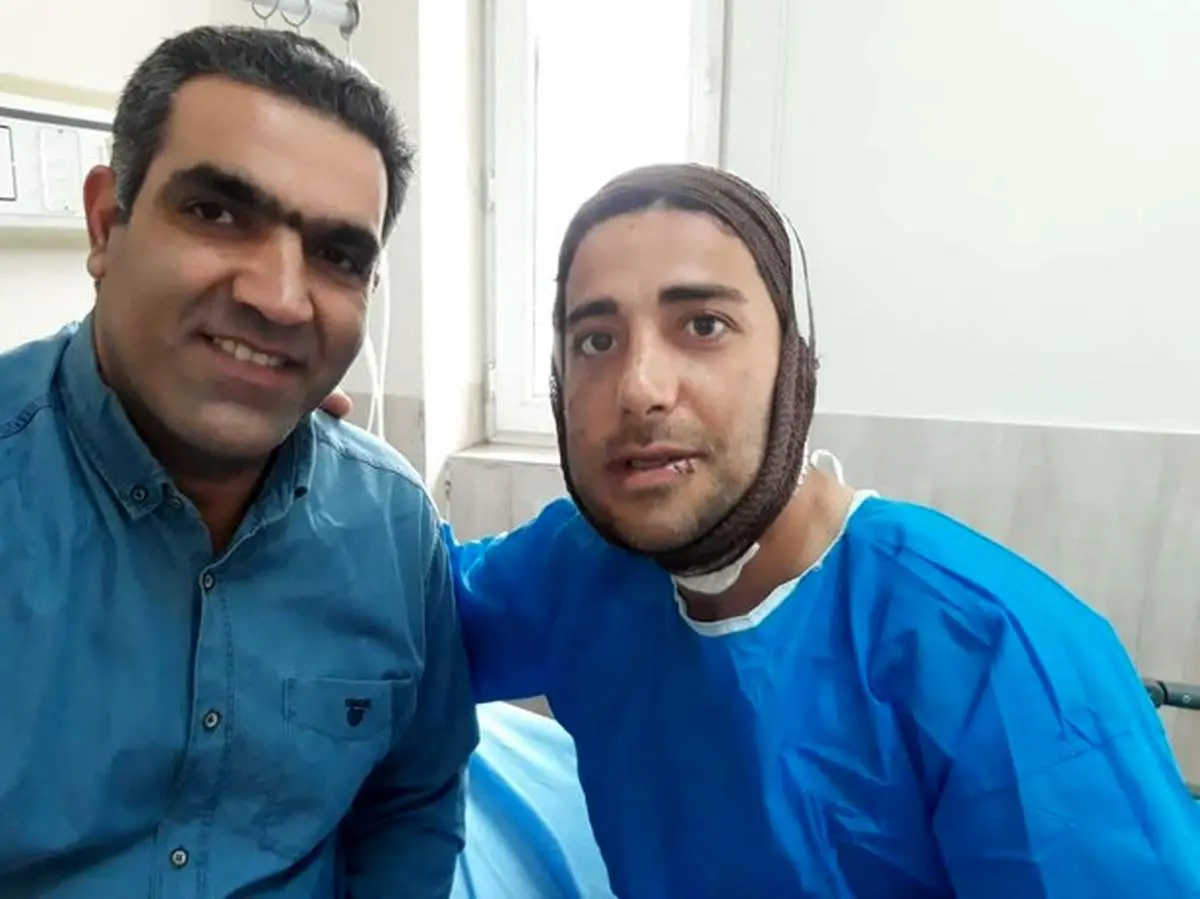 ماجرای حادثه وحشتناک برای بازیکن سرخابیها/ برخورد بیل مکانیکی به صورت!