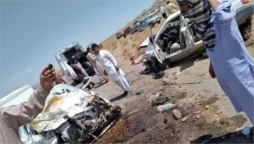 جزئیات تصادف مرگبار امروز زاهدان با ۱۴ کشته!+ تصاویر