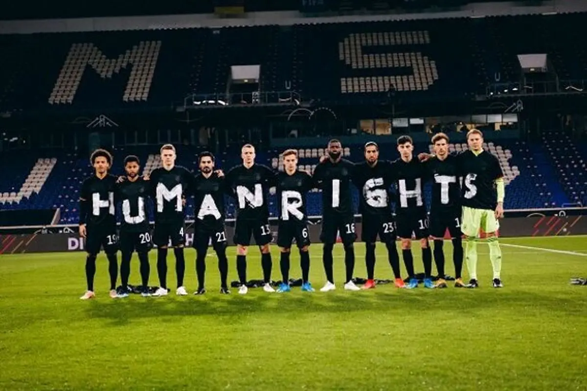 واکنش تیم ملی آلمان و نروژ به نقض «حقوق بشر» در قطر + عکس