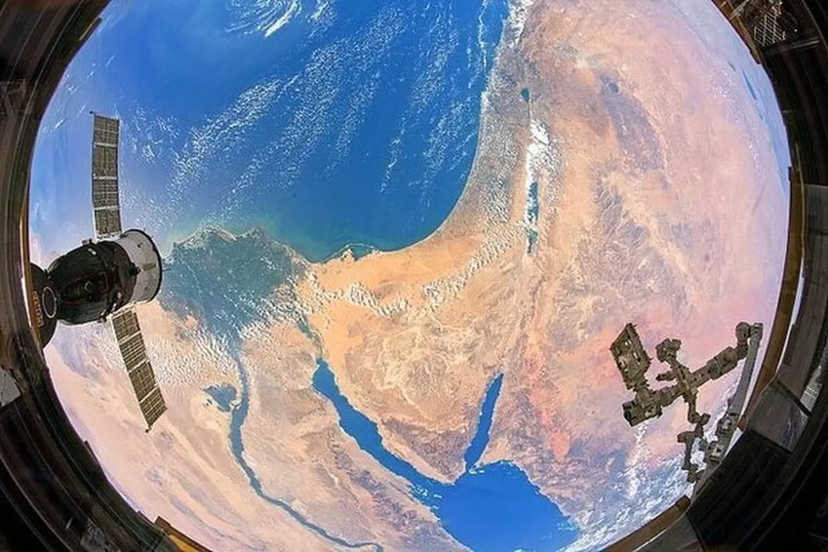 عکس روز ناسا؛ زمین از منظر لنز چشم ماهی