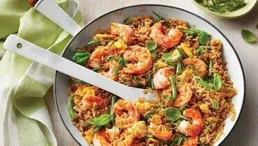 طرز تهیه میگو پلو، غذای خوشمزه بوشهری
