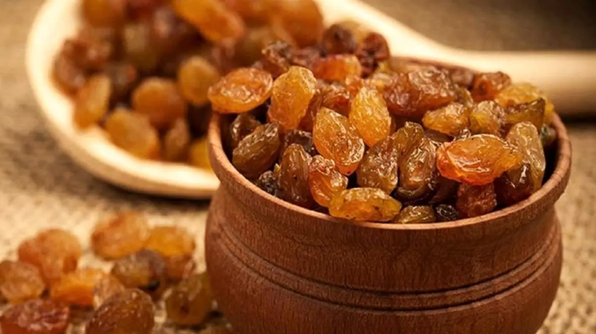 خواص فوق العاده مصرف کشمش برای بدن