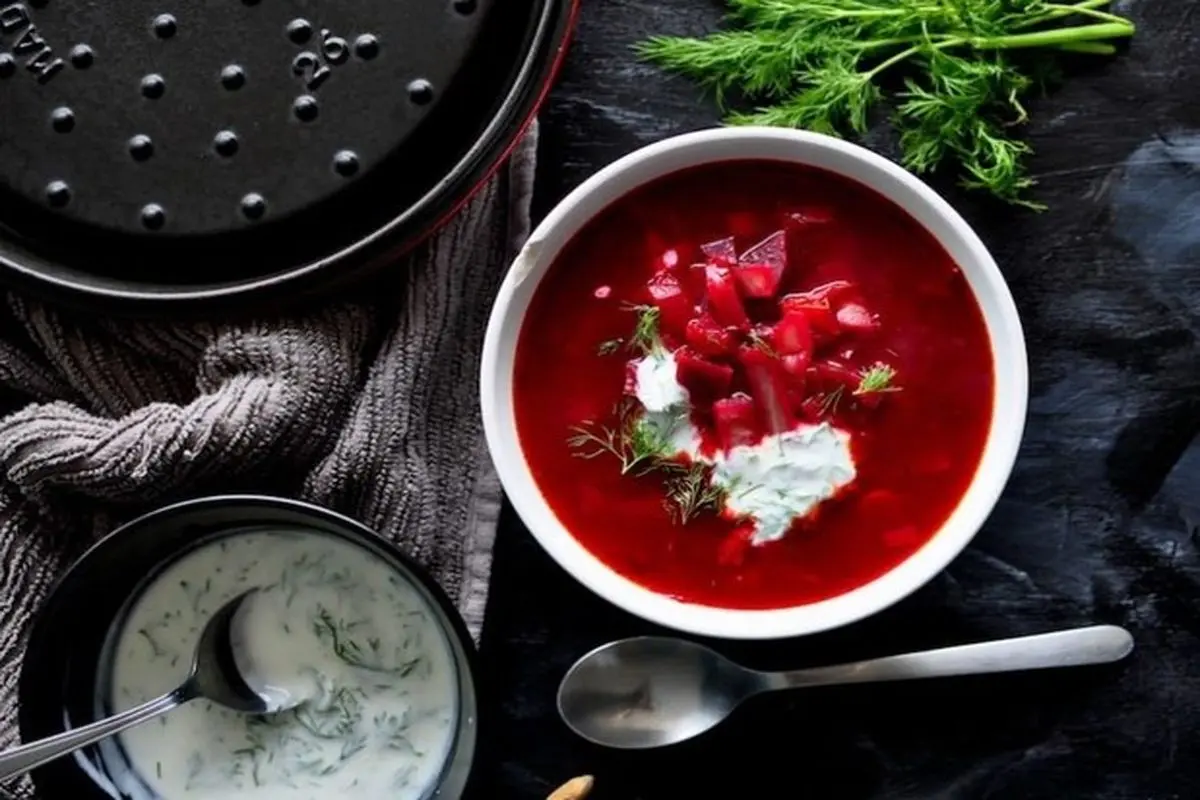 طرز تهیه سوپ رنگی خوشمزه و گیاهی