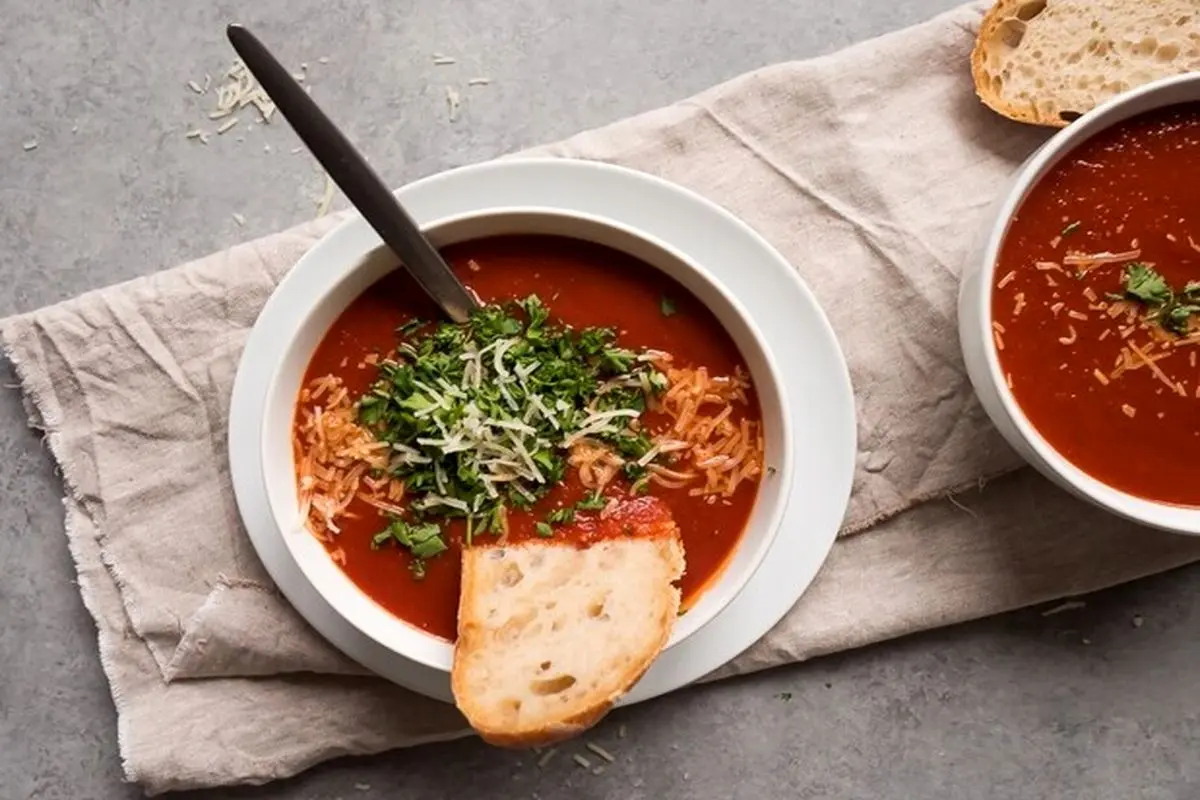 طرز تهیه سوپ چیلی با گوجه فرنگی